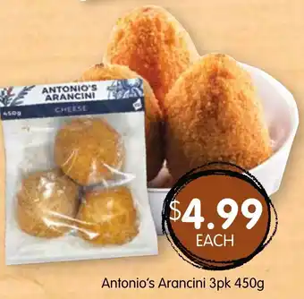 Antonio's Arancini 3pk 450g