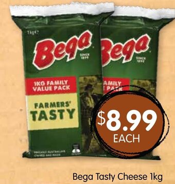 Spudshed Bega Tasty Cheese 1kg offer
