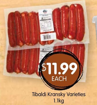 Tibaldi Kransky Varieties 1.1kg