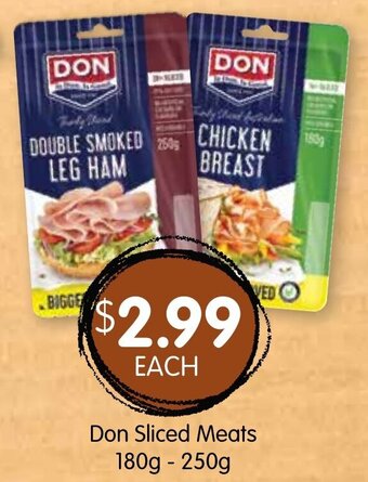 Spudshed Don Sliced Meats 180-250g offer