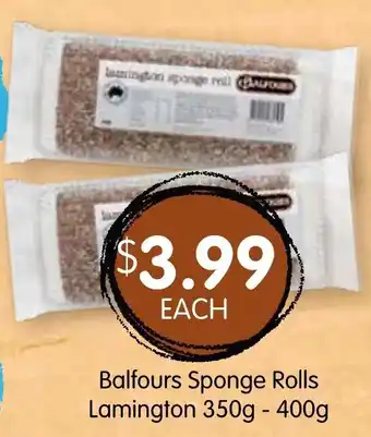 Spudshed Balfour Sponge Rolls Lamington 350g-400g offer