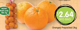 Spudshed Oranges Prepacked 3kg offer