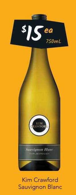 Cellarbrations Kim Crawford Sauvignon Blanc offer