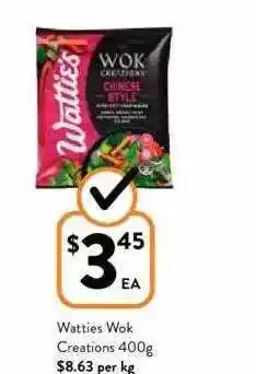 Watties Wok Creations 400 G