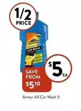 Foodworks Armor All Car Wash 1l offer