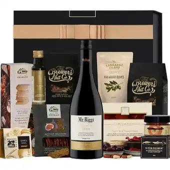 The Hamper Emporium Red Wine & Nibbles Hamper