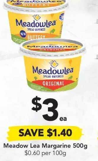Drakes Meadow Lea Margarine 500 G offer