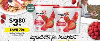 Drakes Yoplait Yoghurt 1 Kg offer