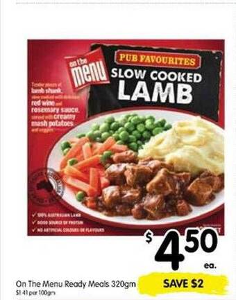 Spar On The Menu Ready Meals offer
