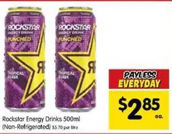 Rockstar Energy Drinks 500ml