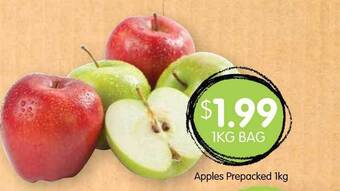 Spudshed Apples Prepacked 1kg offer