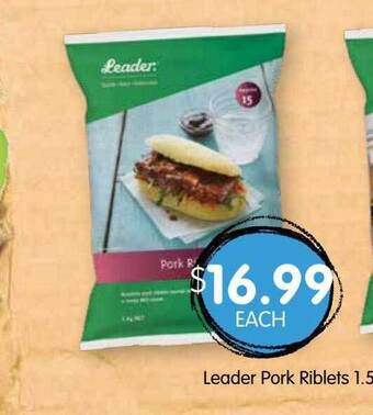 Spudshed Leader Pork Riblets offer