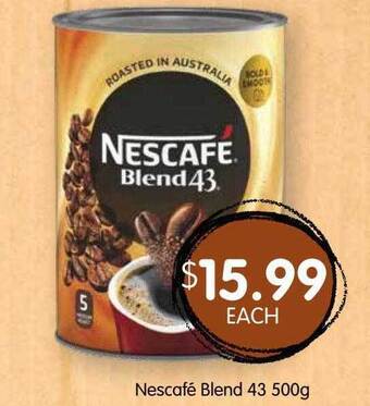Spudshed Nescafé Blend 43 500g offer