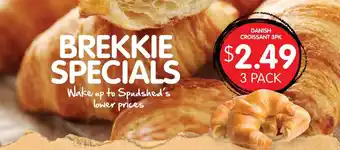 Spudshed Danish Croissants offer