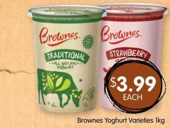 Spudshed Brownes Yoghurt offer