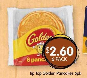 Spudshed Tip Top Golden Pancakes 6pk offer