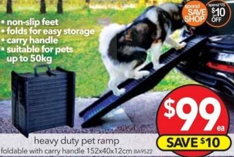 Cheap as Chips Heavy Duty Pet Ramp 152x40x12cm offer