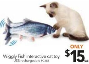 Wiggly Fish Interactive Cat Toy