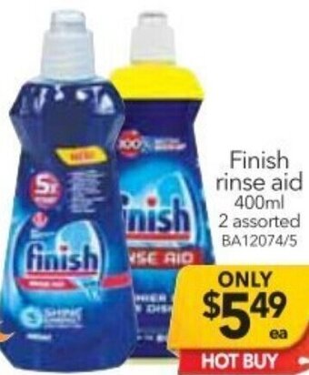 Cheap as Chips Finish Rinse Aid 400ml offer