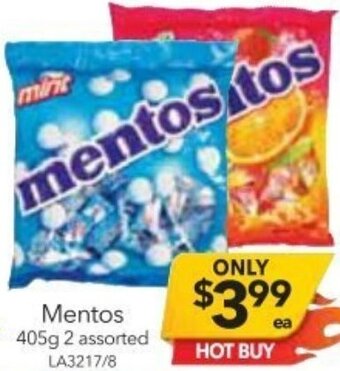 Cheap as Chips Mentos 405g offer