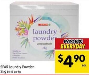 Spar Spar Laundry Powder 2Kg offer