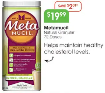 Metamucil 72 Doses