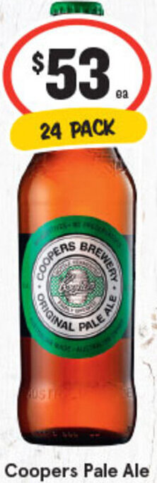 IGA Liquor Coopers Pale Ale 24 Pack offer