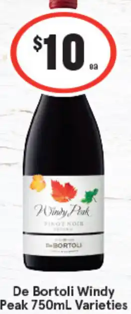 IGA Liquor De Bortoli Windy Peak 750ml Varieties offer