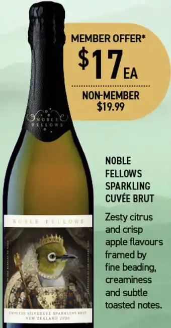 Dan Murphy's Noble Fellows Sparkling Cuvrée Brut offer
