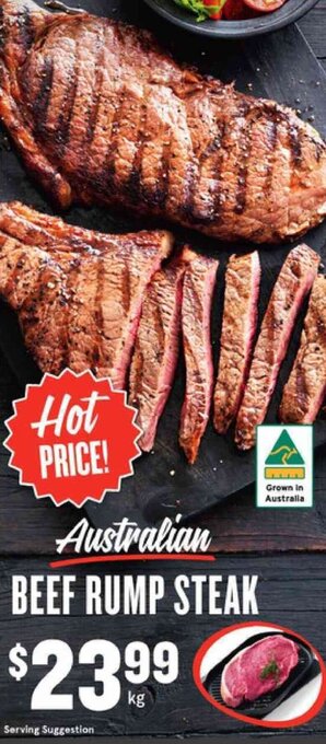 IGA Beef Rump Steak offer