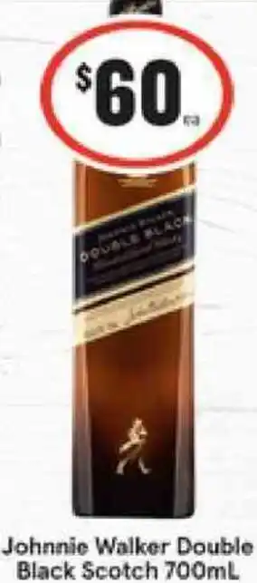 IGA Johnnie Walker Double Black Scotch 700ml offer