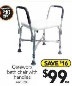 Cheap as Chips Careworx Bath Chair With Handles offer