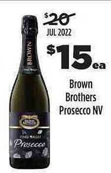 Brown Brothers Prosecco NV
