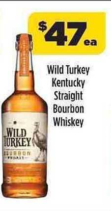 Liquorland Wild Turkey Kentucky Straight Bourbon Whiskey offer