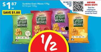 Ritchies Sunbites Grain Waves 170g offer