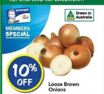 Ritchies Loose Brown Onions offer