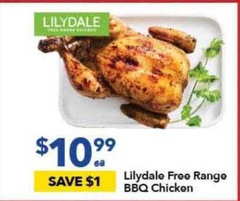 Ritchies Lilydale Free Range BBQ Chicken offer