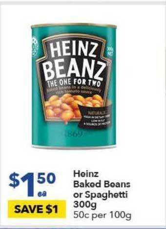 Ritchies Heinz Baked Beans Or Spaghetti 300g offer