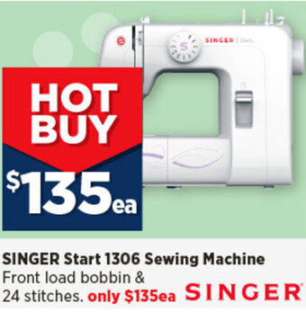 Spotlight Singer Start 1306 Sewing Machine offer