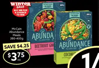 Ritchies McCain Abundance Meals 380-400g offer