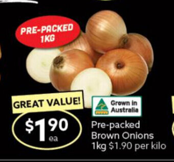 Ritchies Pre-Packed Brown Onions 1kg offer
