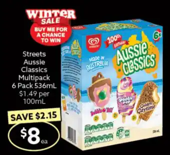 Ritchies Street Aussie Classic Multipack 6 Pack 536ml offer