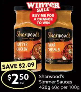Sharwood's Simmer Sauces 420g