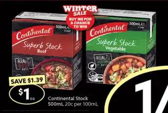 Ritchies Continental Stock 500ml offer