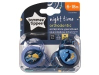Coles Tommee Tippee Closer to Nature Night Time Soother 6-18 Months 2 Pack offer