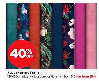 Spotlight Upholstery Fabric offer