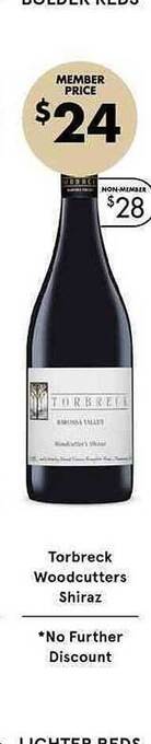 Vintage Cellars Torbreck Woodcutters Shiraz offer
