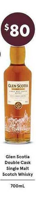 Glen Scotia Double Cask Single Malt Scotch Whisky