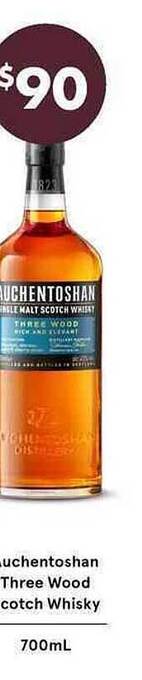 Vintage Cellars Auchentoshan Three Wood Scotch Whisky offer