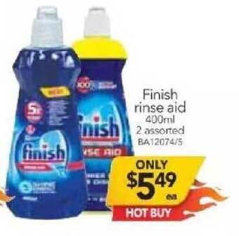 Cheap as Chips Finish Rinse Aid offer